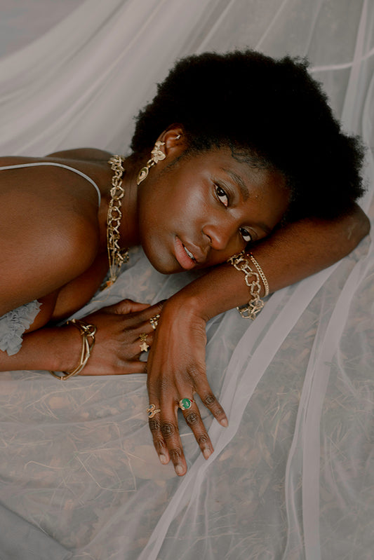 Handcrafted Chain Necklace and Bangles are ready to be yours
