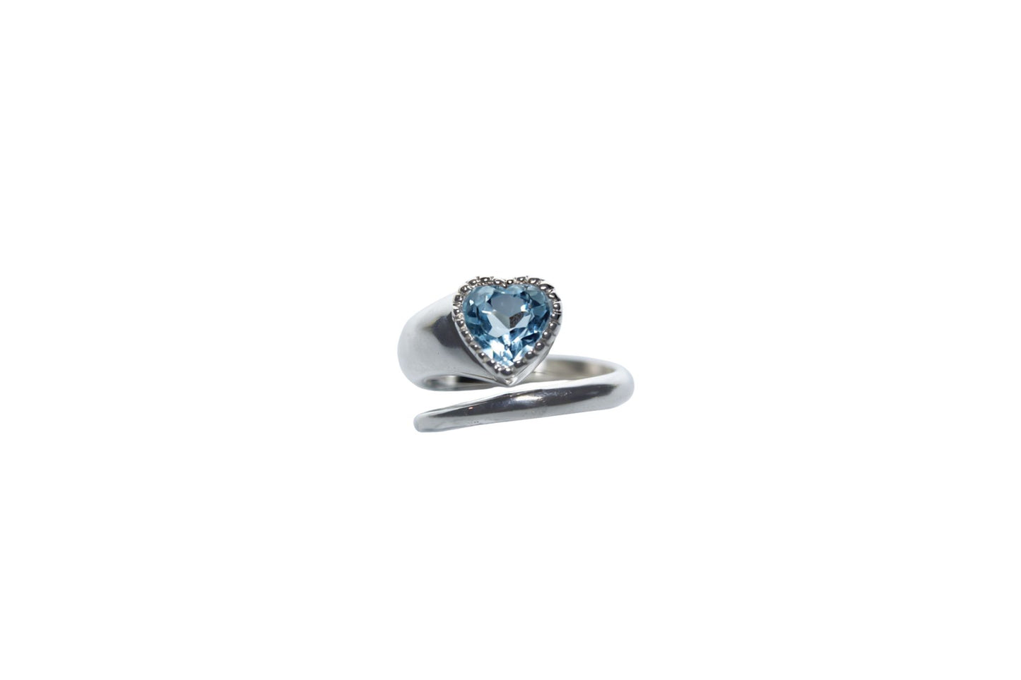 Heartleaf Ring – Blue Topaz