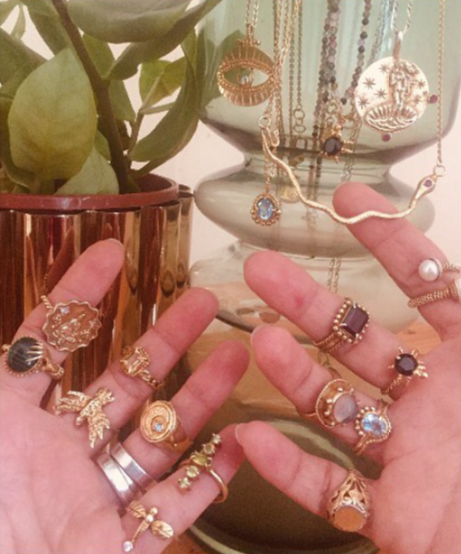 Gold rings handmade London