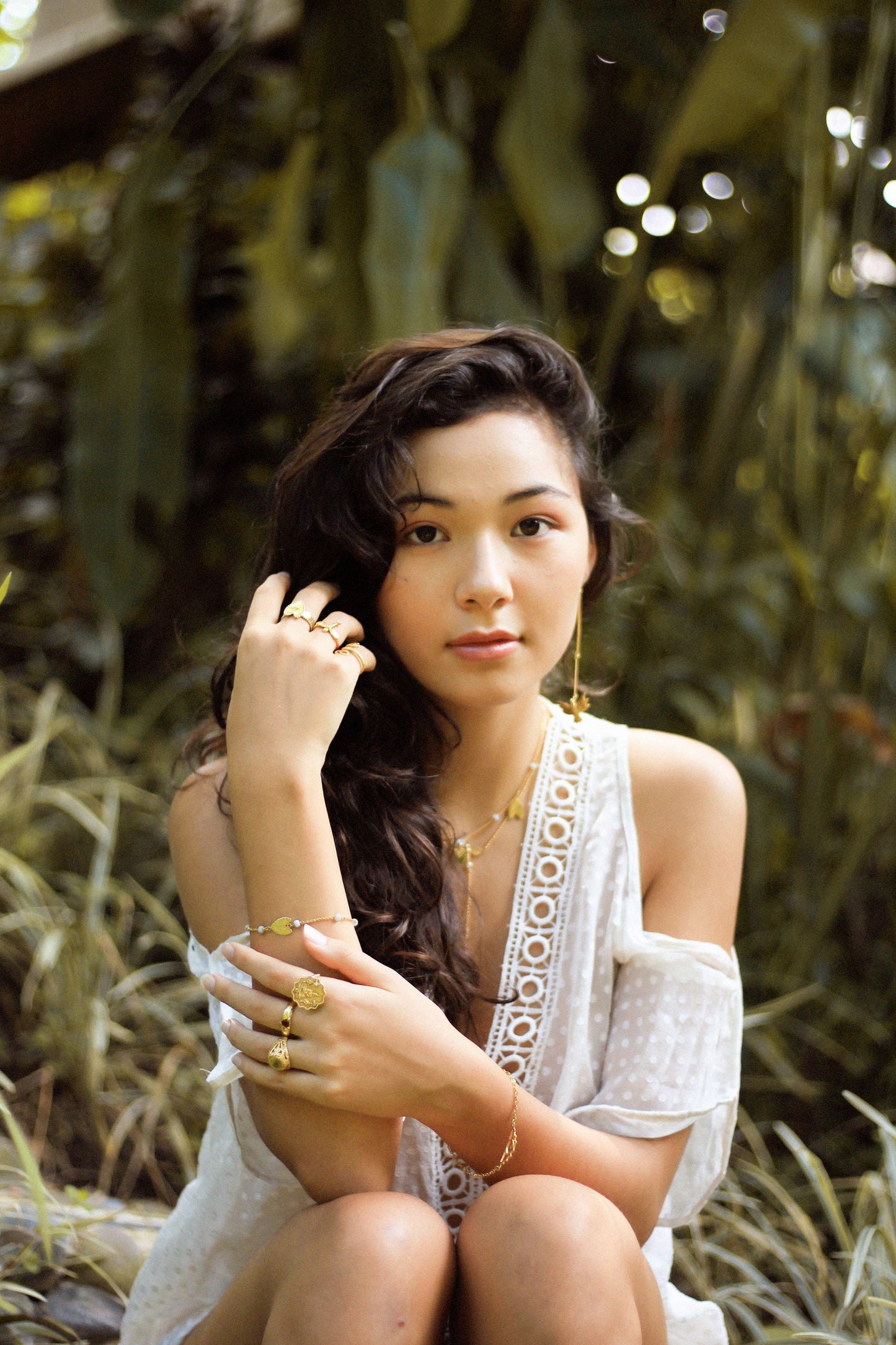 Gold signet family ring lifestylr photo