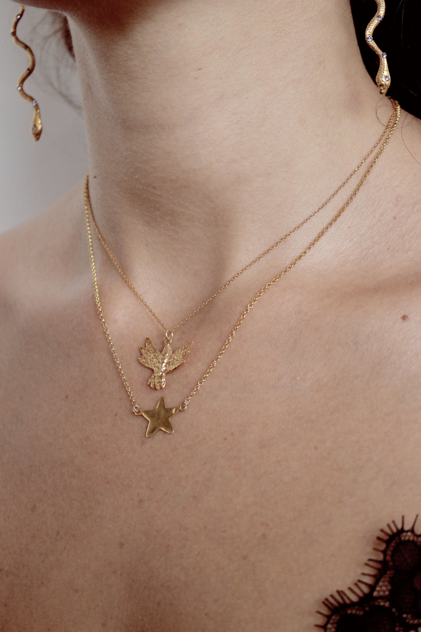 gold necklaces
