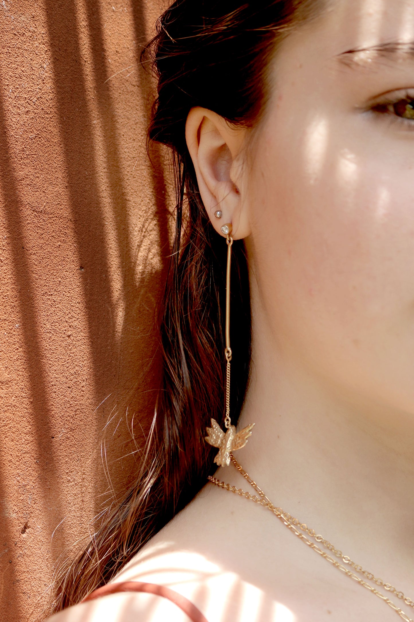 Long earrings bali shoot