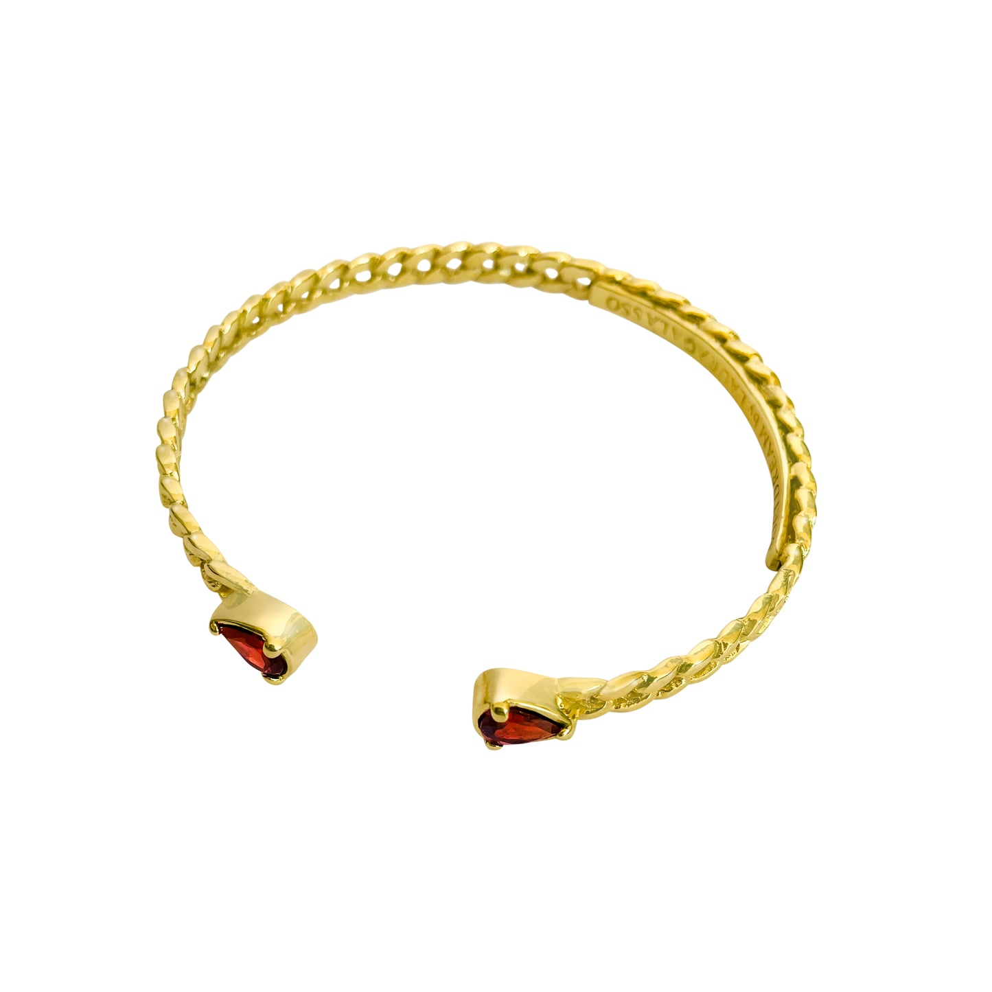 Love drop bangle bracelet