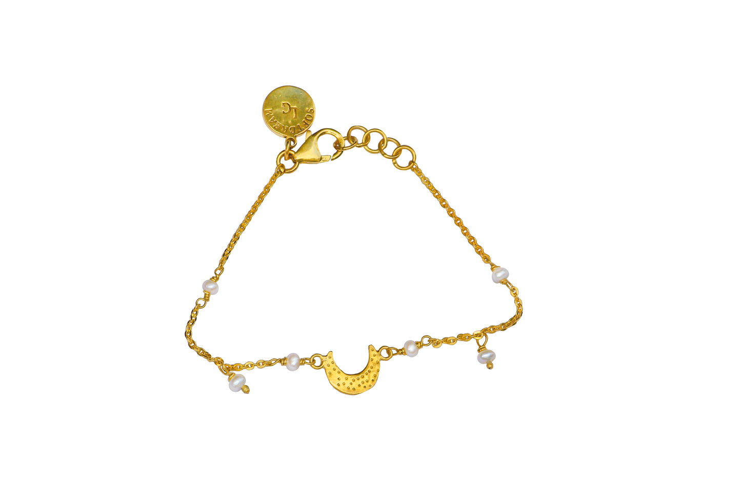 Unity Moon Pearl Bracelet