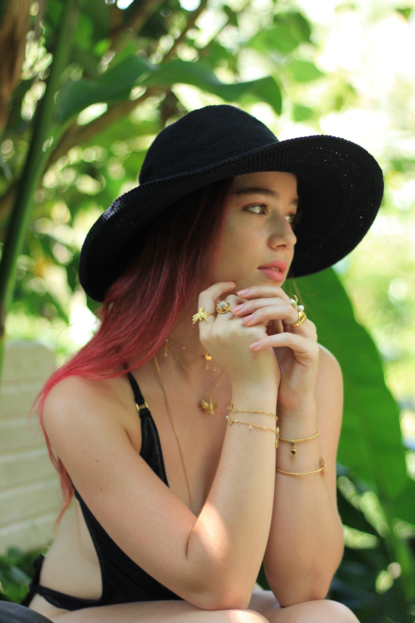 Handmade gold bracelets