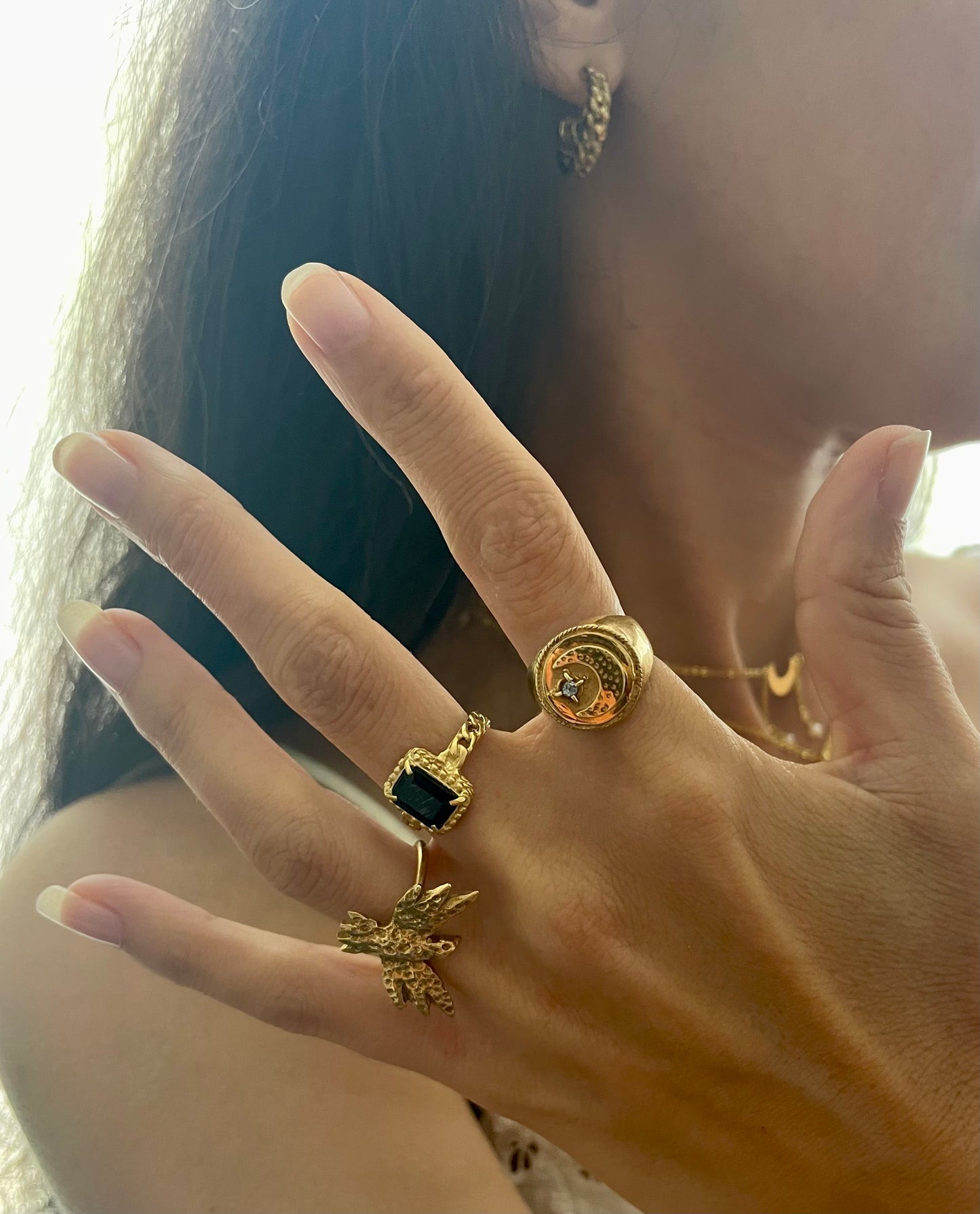 Gold rings handmade