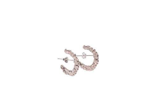 Worn Rock Studs Earrings