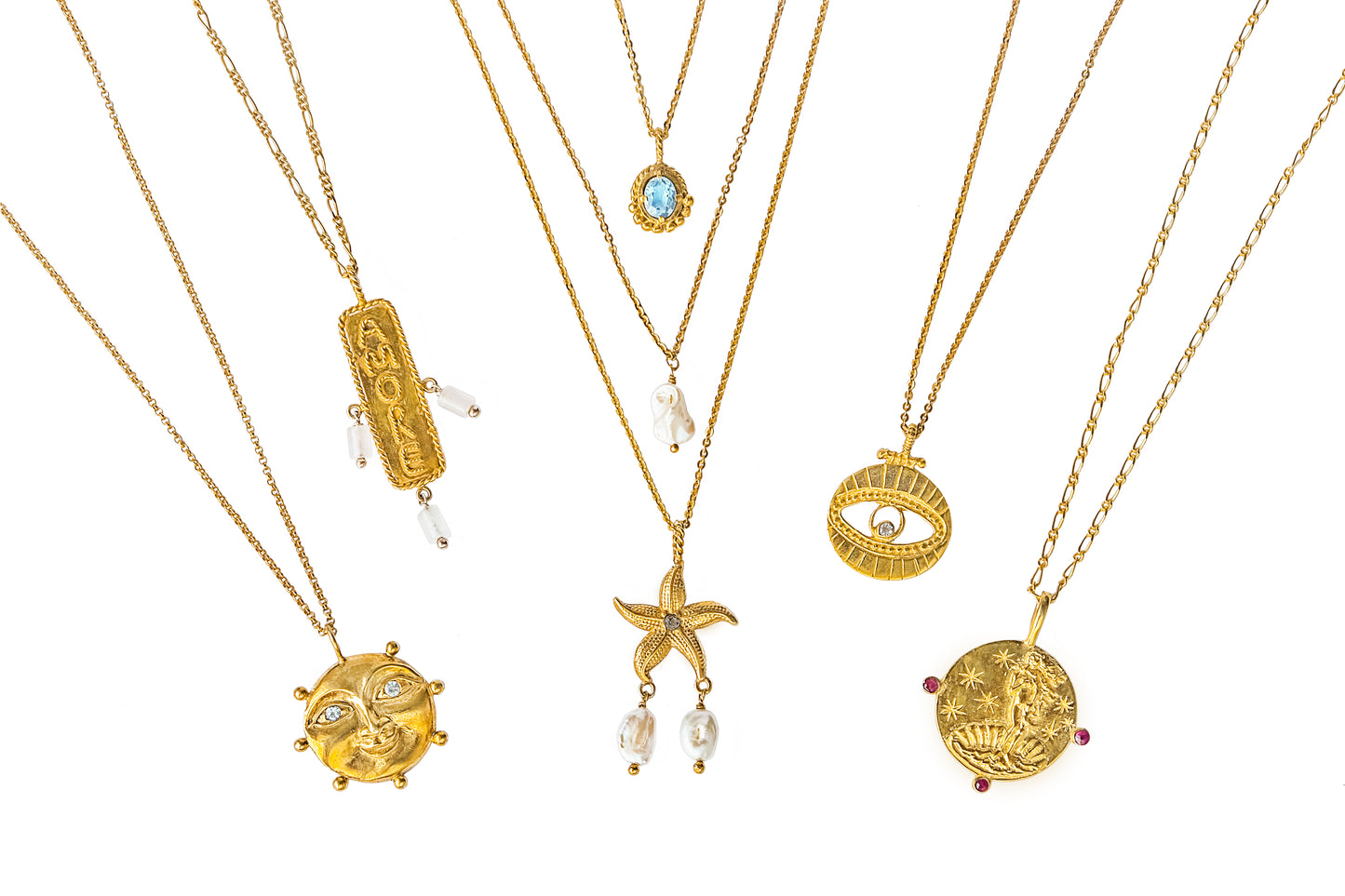 gold necklaces isola