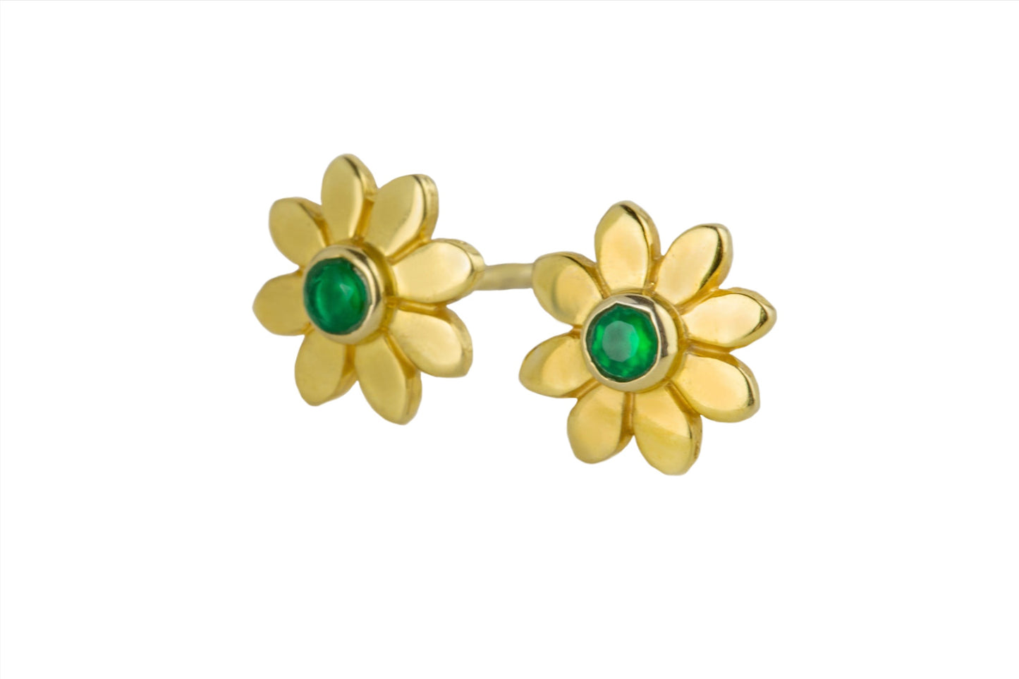 daisy studs earrings