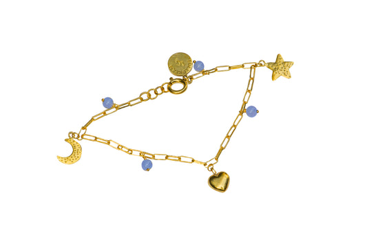Blue Lace Agate Bracelet