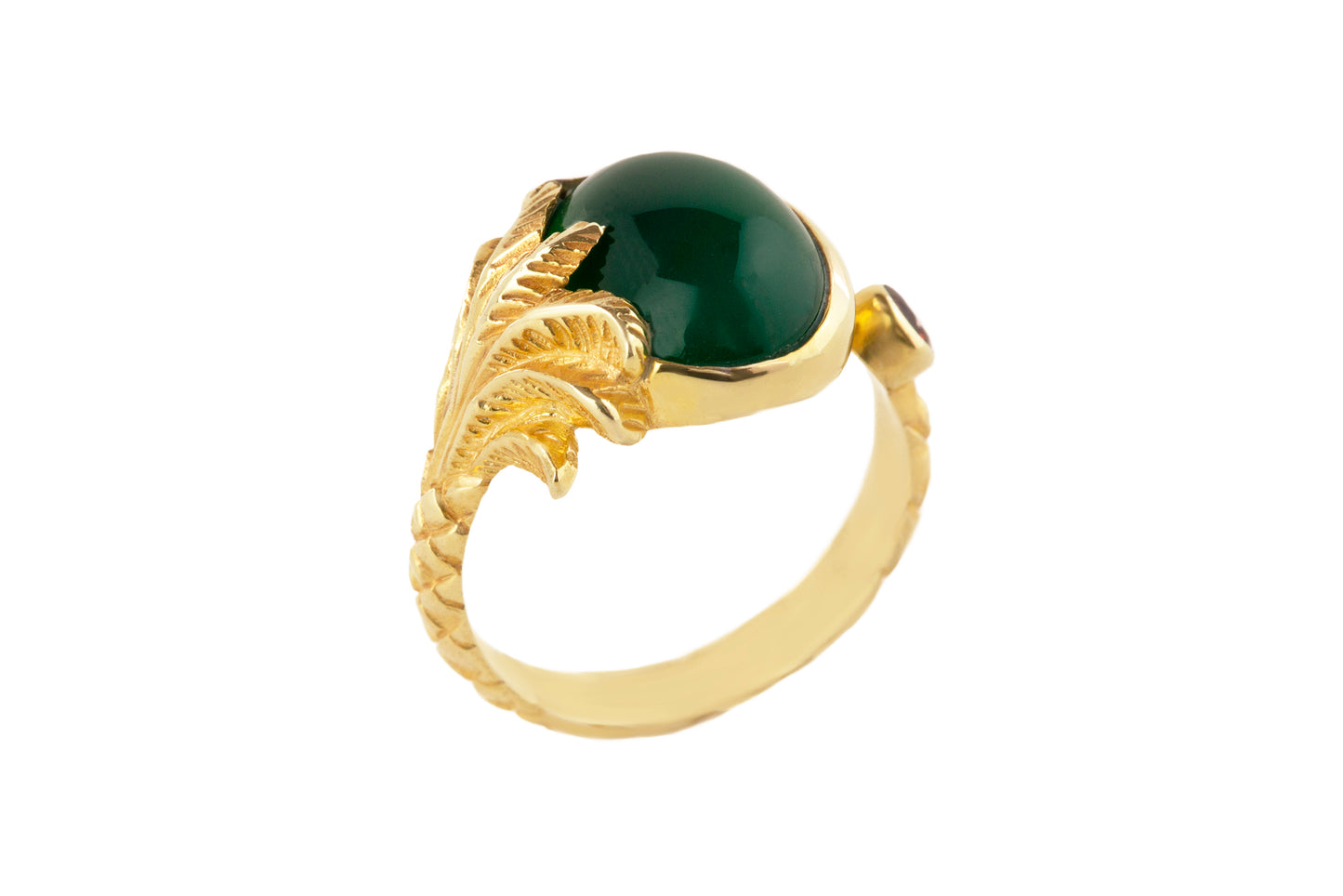 gold palm ring